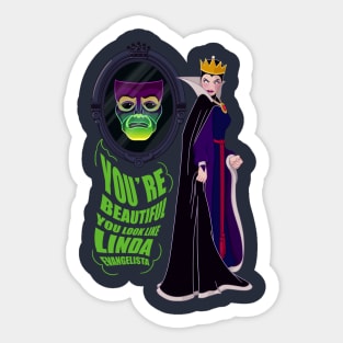 Linda Evangelista (green) Sticker